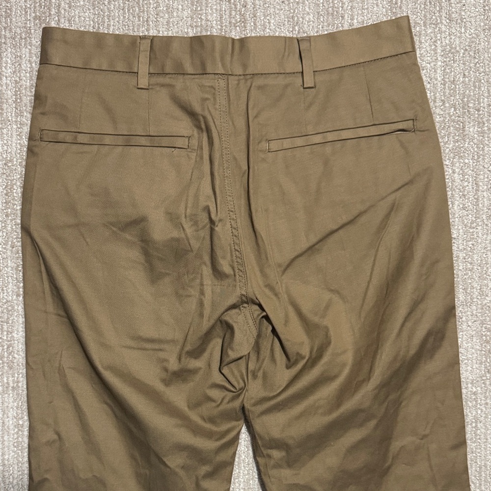 Baubax Mens 30x32 Slim Brown Bamboo Cotton Chino Pants Trousers Casual - Picture 6 of 10
